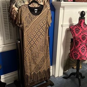 Vintage gold dress
